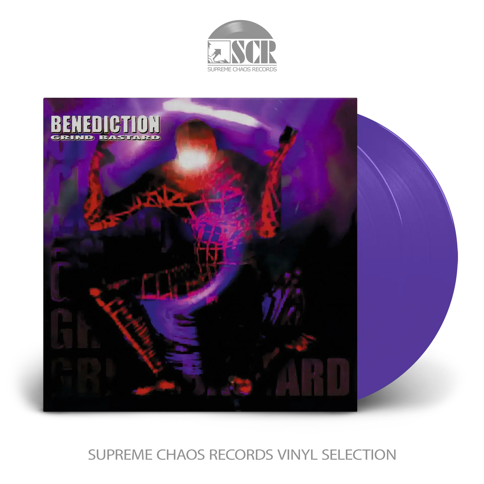BENEDICTION - Grind Bastard · PURPLE 2LP BENEDICTION - Grind Bastard · PURPLE 2LP (Death Metal Vinyl)
