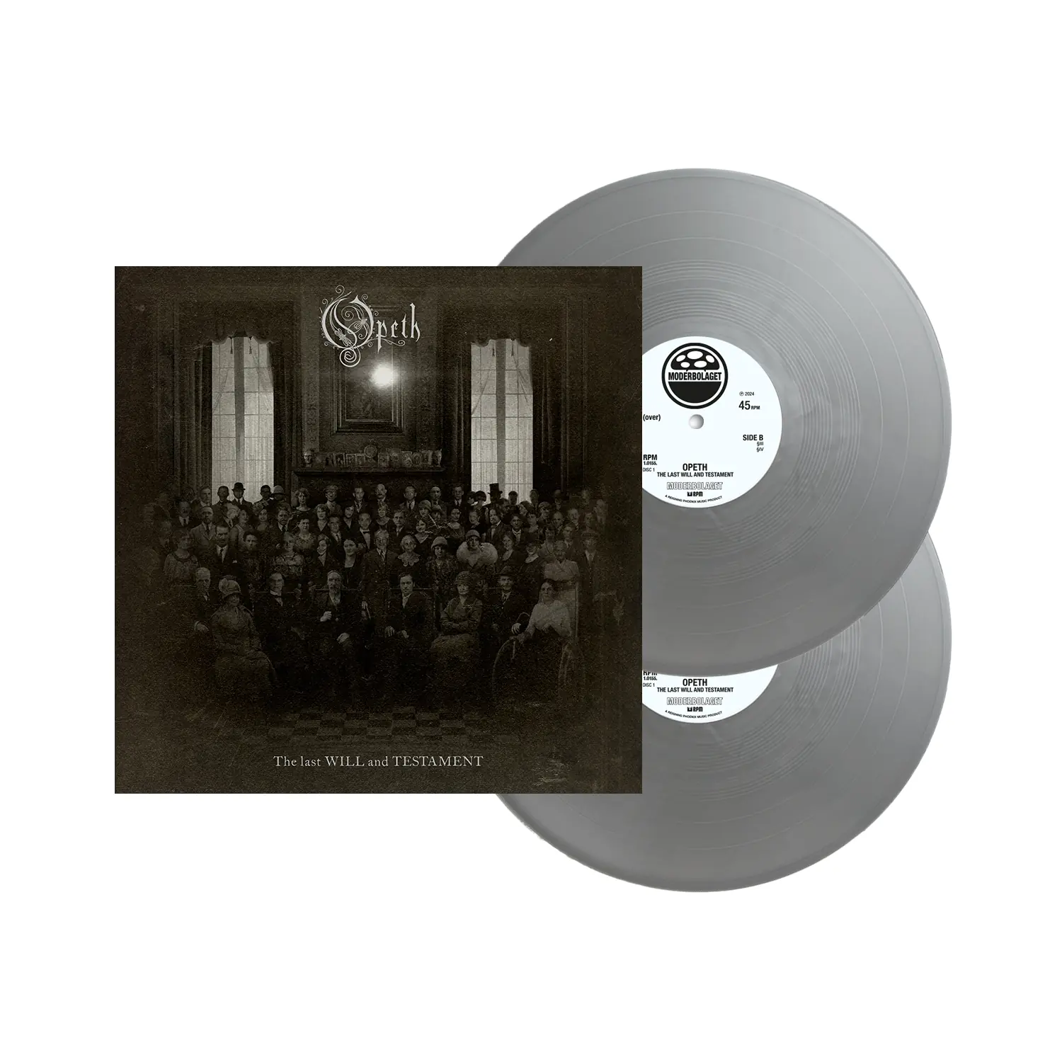 OPETH - The Last Will And Testament · SILVER OPAQUE 2LP (Progressive Metal/Death Metal Vinyl)