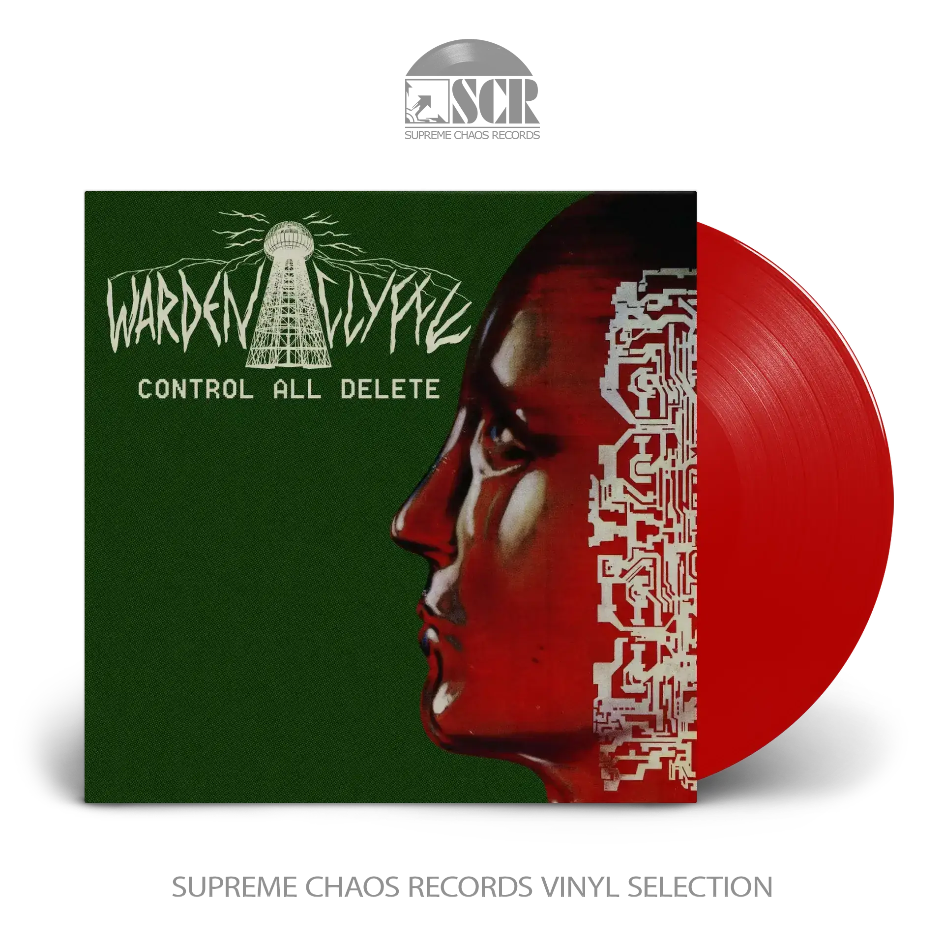WARDENCLYFFE · Control All Delete | RED LP WARDENCLYFFE · Control All Delete | RED LP (Doom Metal/Hard Rock Vinyl)