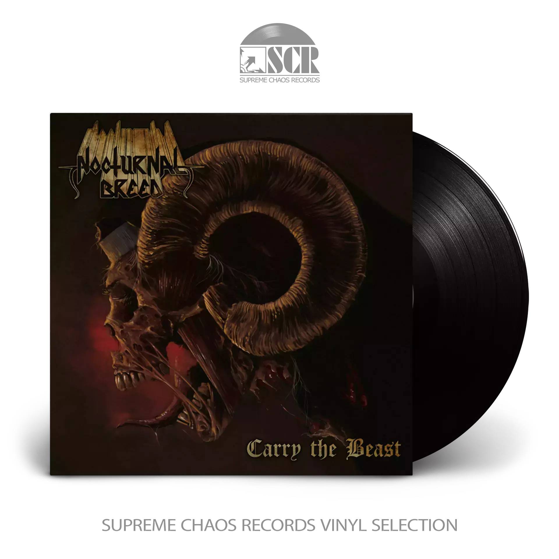 NOCTURNAL BREED - Carry The Beast · BLACK LP (Thrash Metal Vinyl)