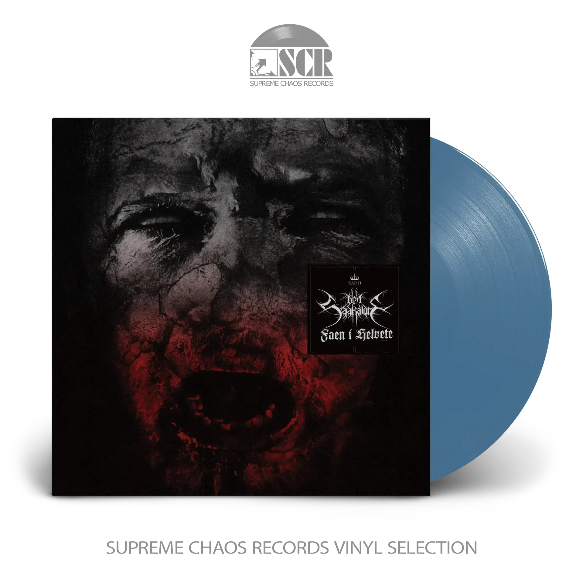 DEN SAAKALDTE · Kapitel II: Faen I Helvete | BLUE LP DEN SAAKALDTE · Kapitel II: Faen I Helvete | BLUE LP (Black Metal Vinyl)