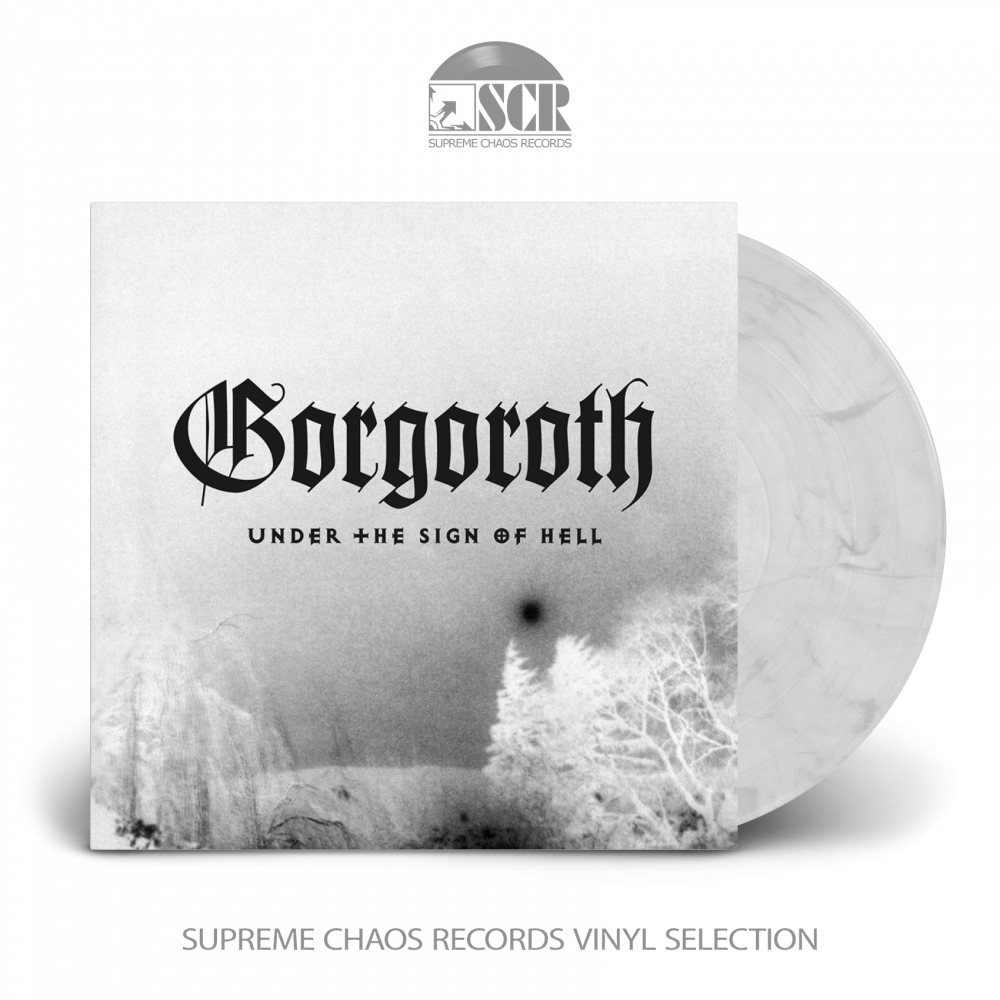 GORGOROTH · Under The Sign Of Hell | WHITE/BLACK LP GORGOROTH · Under The Sign Of Hell | WHITE/BLACK LP (Black Metal Vinyl)