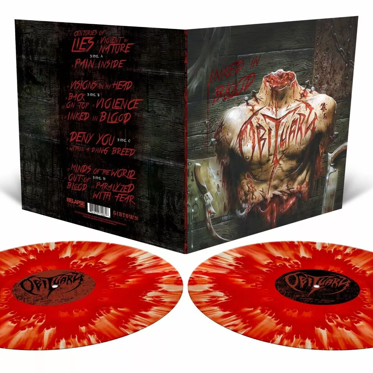 OBITUARY · Inked In Blood | POOL OF BLOOD DLP OBITUARY · Inked In Blood | POOL OF BLOOD DLP (Death Metal Vinyl)
