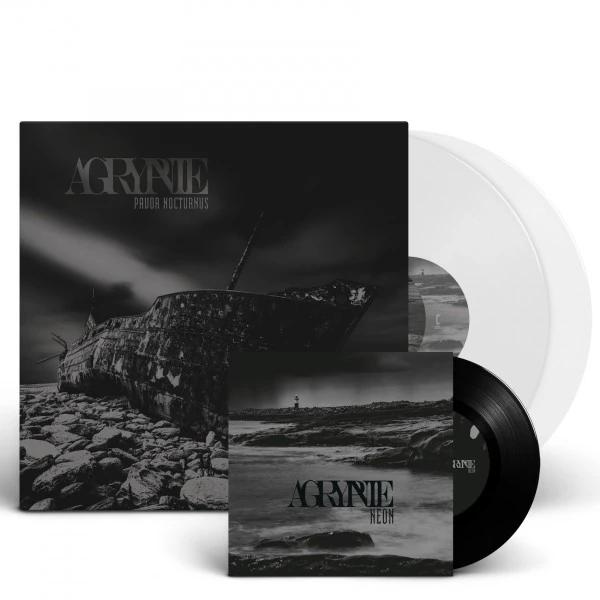 AGRYPNIE · Pavor Nocturnus | CLEAR 2LP+7" BUNDLE (Black Metal Vinyl)
