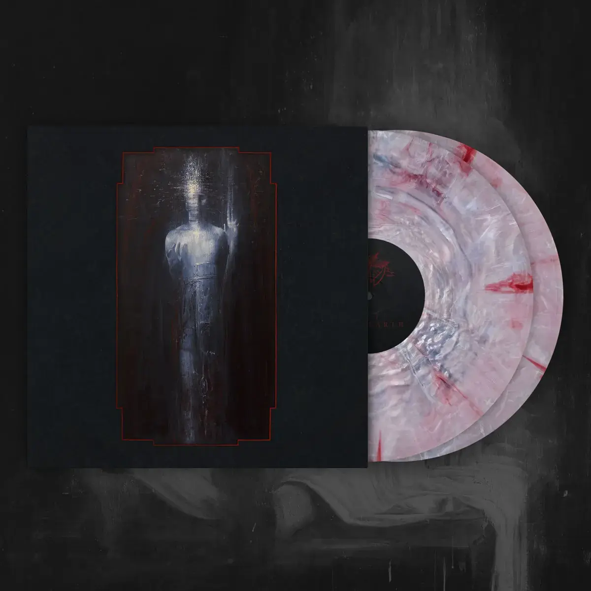 AKHLYS - House Of The Black Geminus · PEARL WHITE/RED 2LP AKHLYS - House Of The Black Geminus · PEARL WHITE/RED 2LP (Black Metal Vinyl)