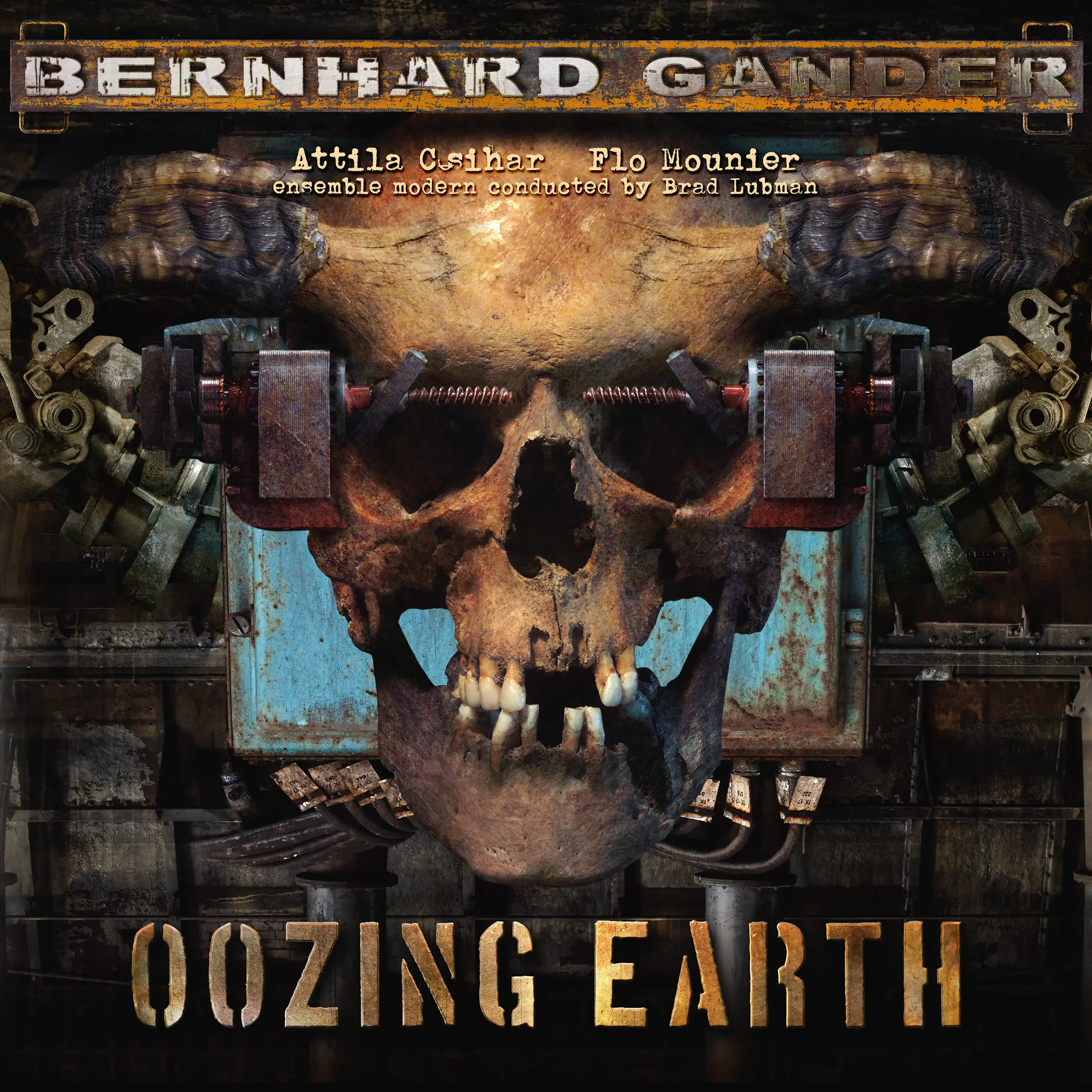 BERNHARD GANDER · Oozing Earth | HALF/HALF SPLATTER 2LP (Classical Music/Industrial Vinyl) · Bild 2