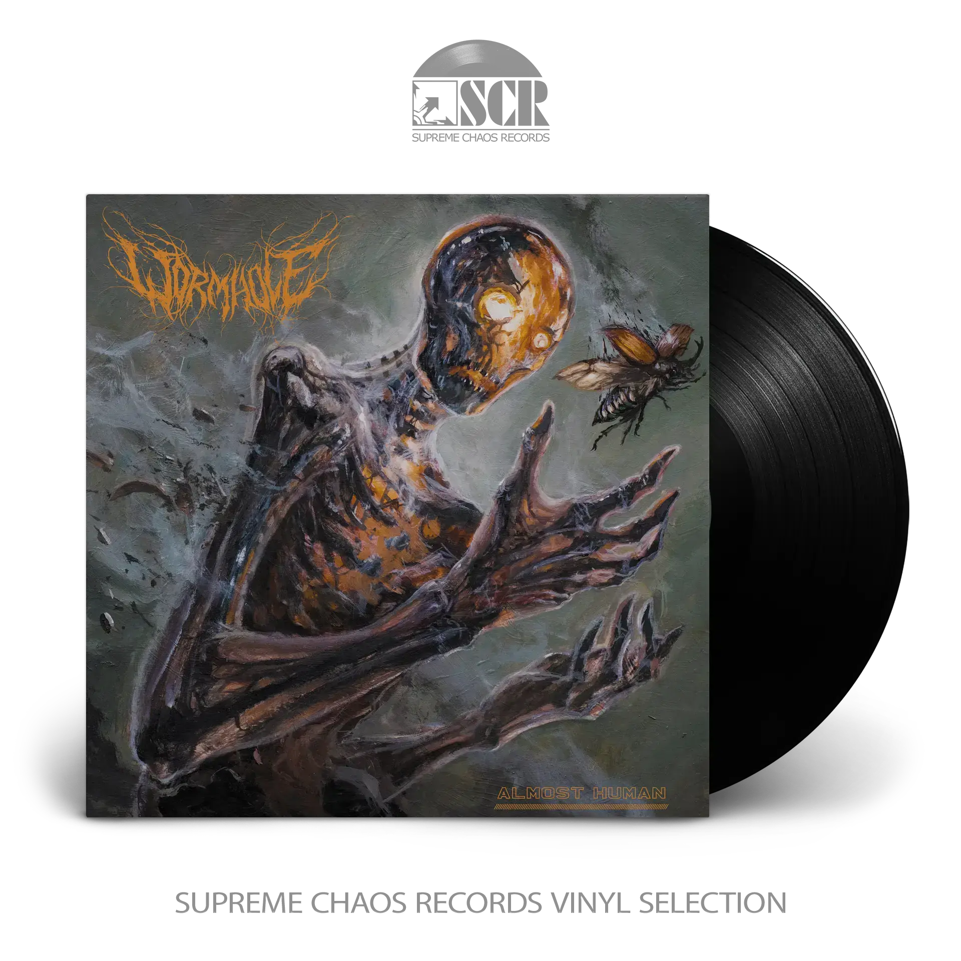 WORMHOLE - Almost Human · BLACK LP WORMHOLE - Almost Human · BLACK LP (Death Metal/Progressive Metal Vinyl)