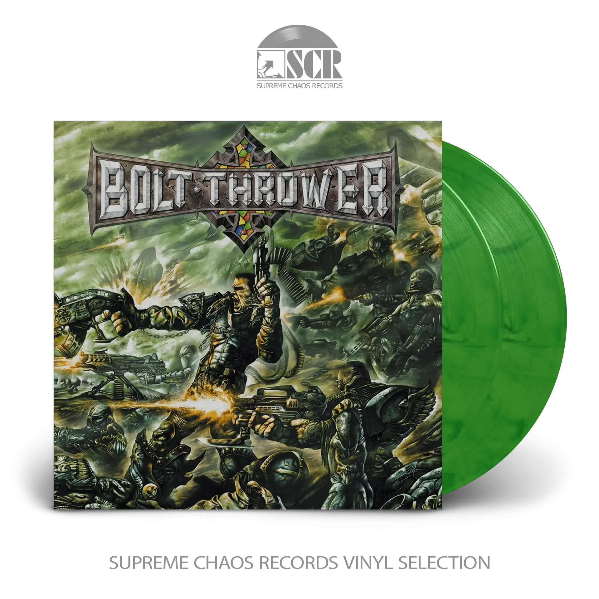 BOLT THROWER - Honour - Valour - Pride · CLEAR ARMORY GREEN 2LP (Death Metal Vinyl)