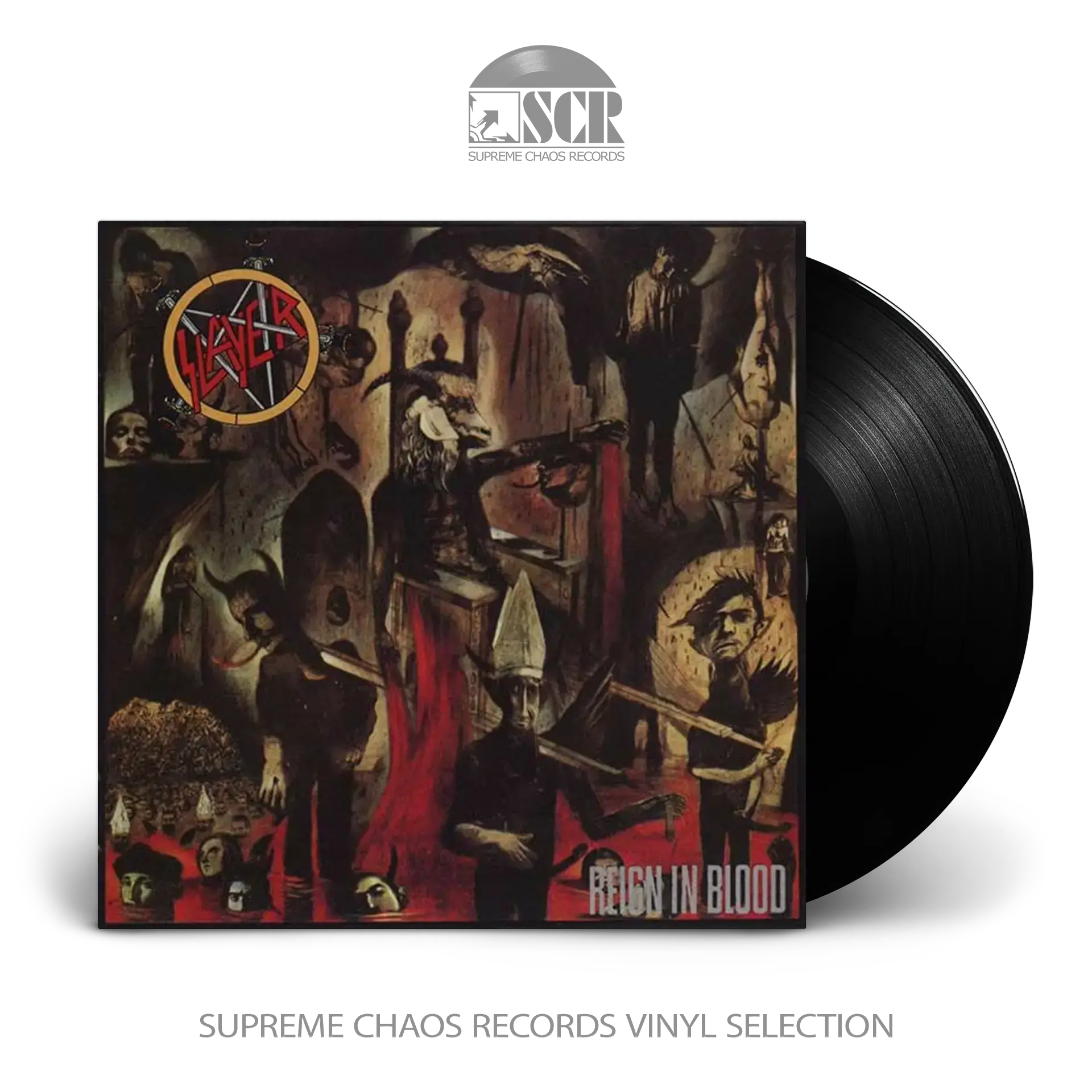SLAYER - Reign In Blood · BLACK LP SLAYER - Reign In Blood · BLACK LP (Thrash Metal Vinyl)