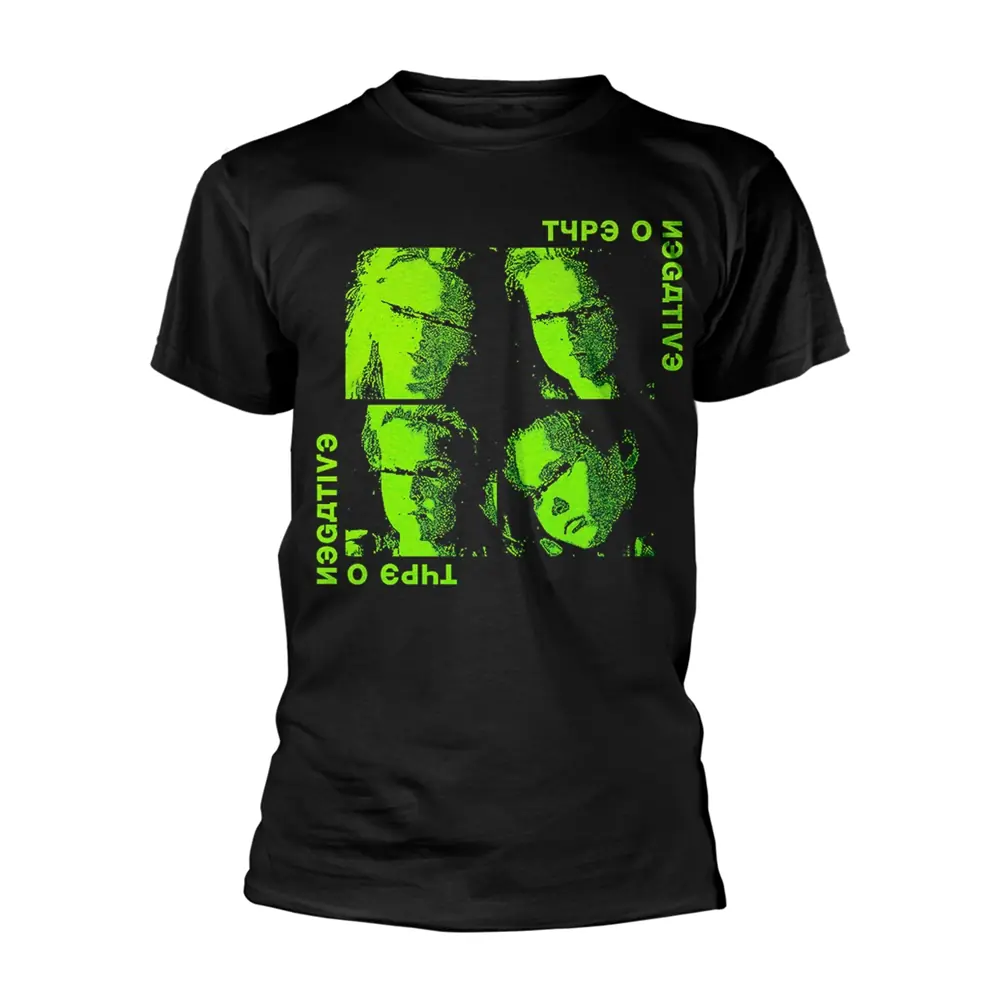 TYPE O NEGATIVE - Four Faces · T-SHIRT (Gothic Metal Clothes)