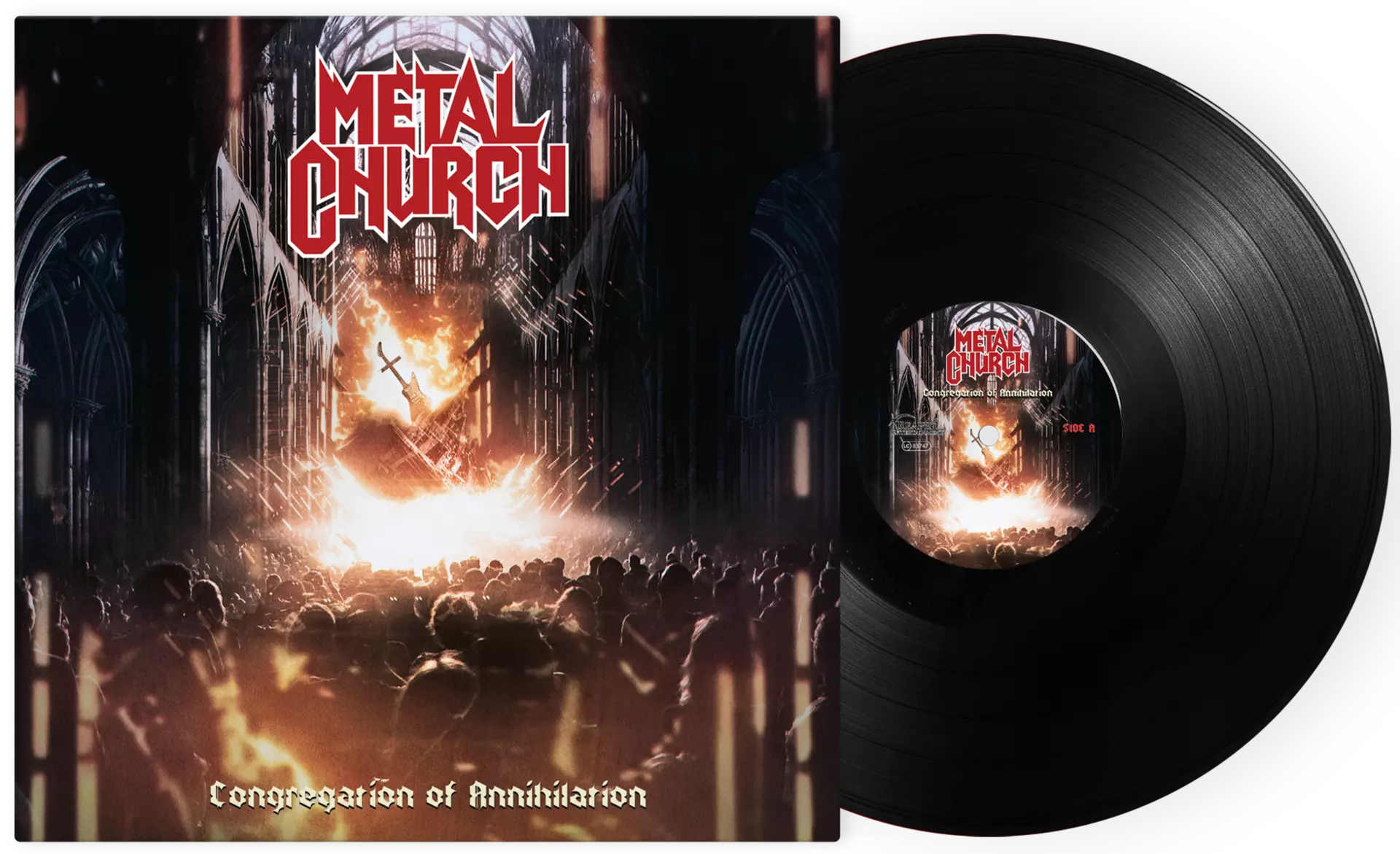 METAL CHURCH · Congregation of Annihilation | BLACK LP (Heavy Metal Vinyl)