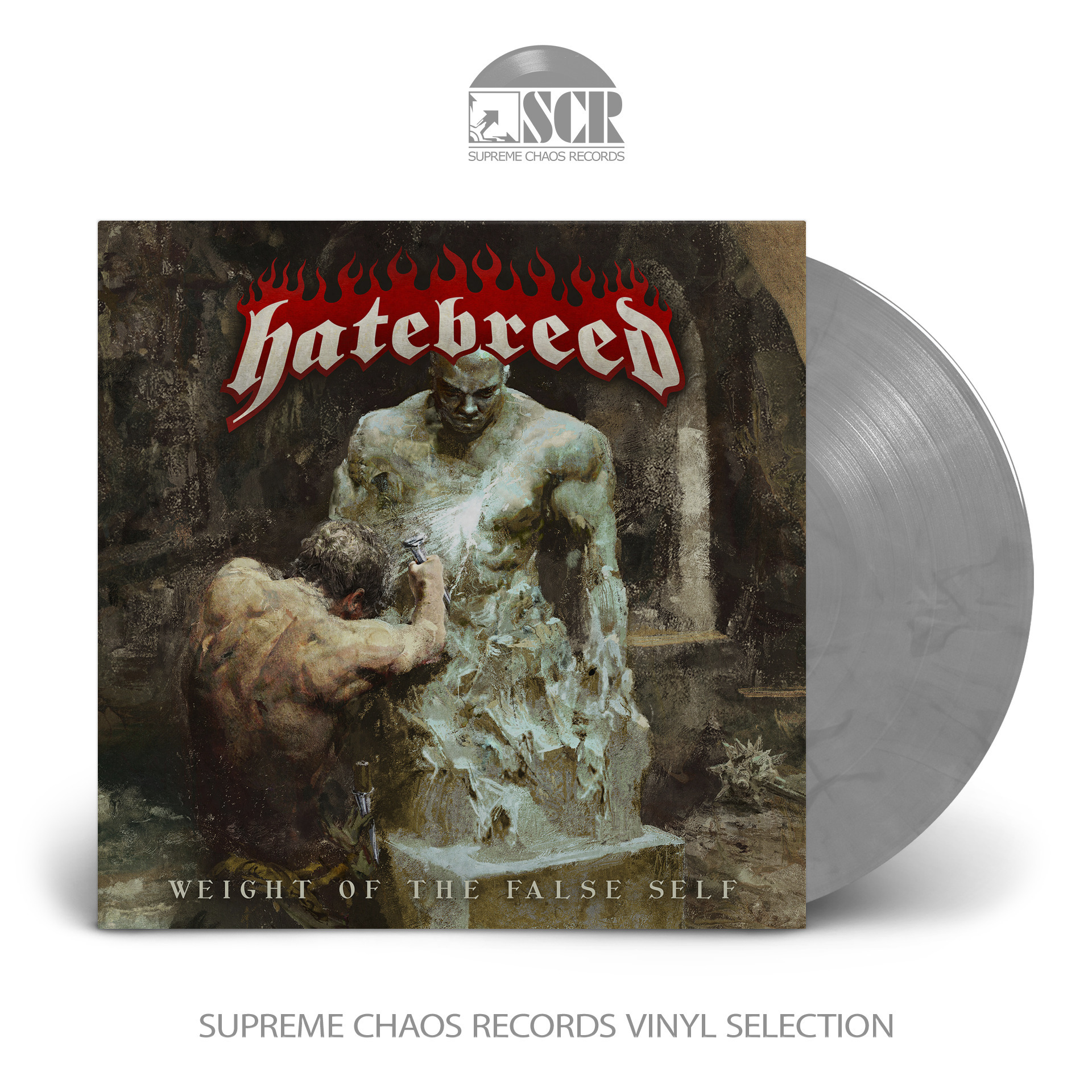 HATEBREED - Weight of the false self · GREY MARBLED LP HATEBREED - Weight of the false self · GREY MARBLED LP (Hardcore Vinyl)