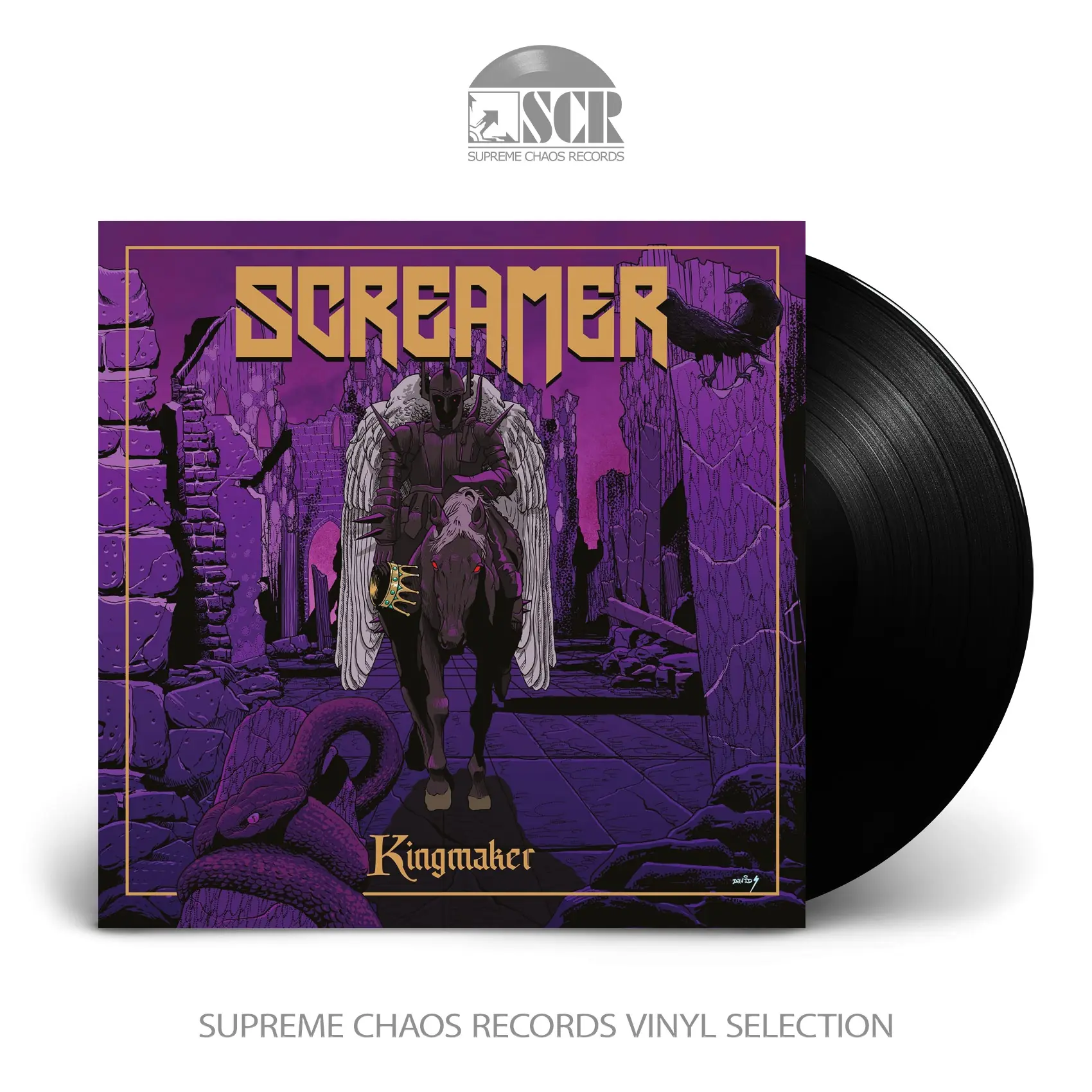 SCREAMER - Kingmaker · BLACK LP (Heavy Metal Vinyl)