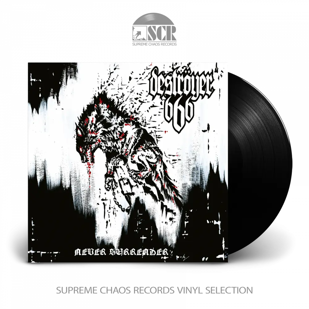 DESTRÖYER 666 - Never Surrender · BLACK LP DESTRÖYER 666 - Never Surrender · BLACK LP (Thrash Metal/Black Metal Vinyl)