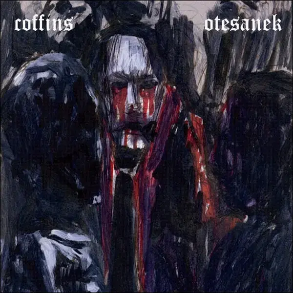 COFFINS / OTESANEK - Split · CLEAR/BLUE LP · Bild 1 COFFINS / OTESANEK - Split · CLEAR/BLUE LP (Death Metal Vinyl) · Bild 1