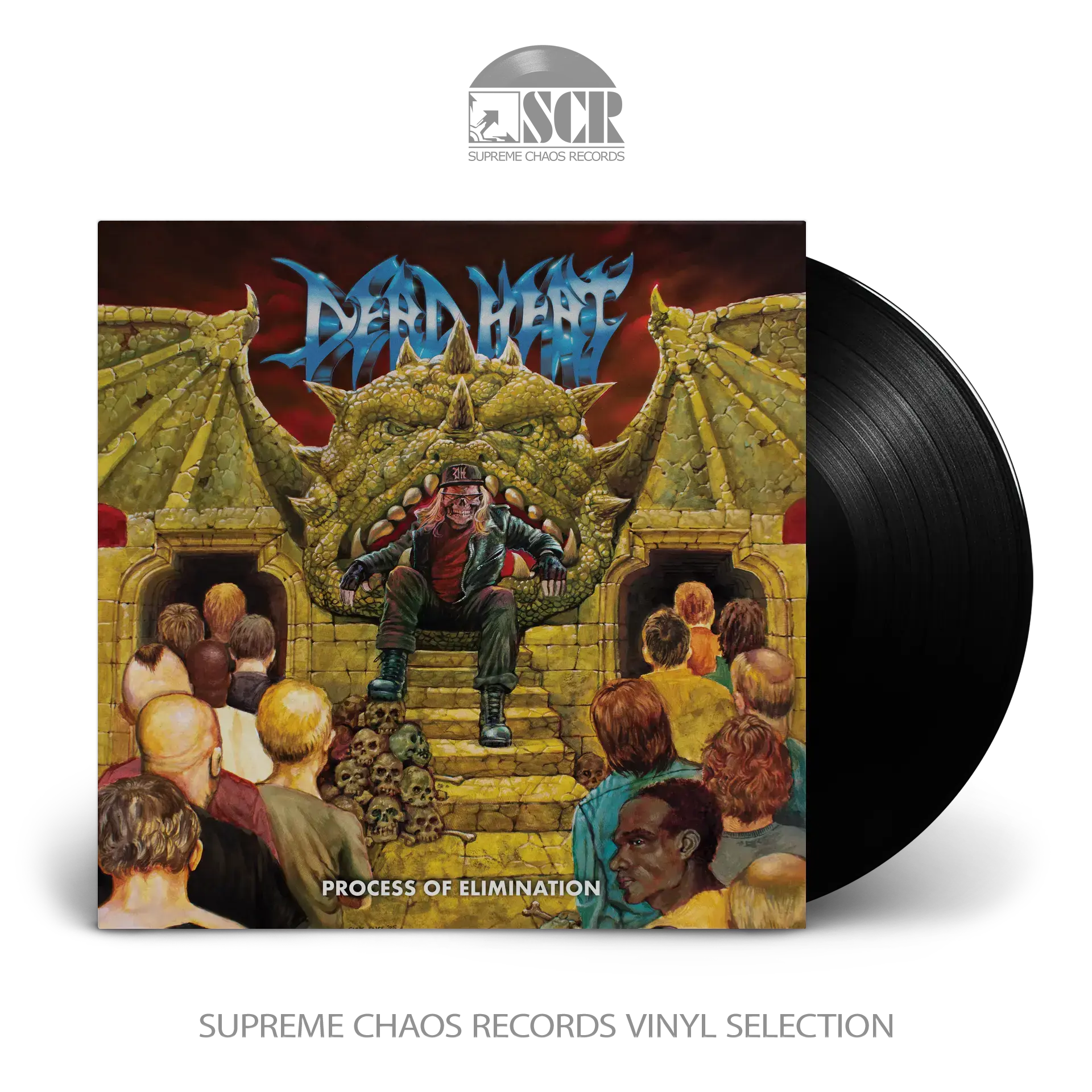 DEAD HEAT · Process Of Elimination | BLACK LP DEAD HEAT · Process Of Elimination | BLACK LP (Thrash Metal/Hardcore Vinyl)