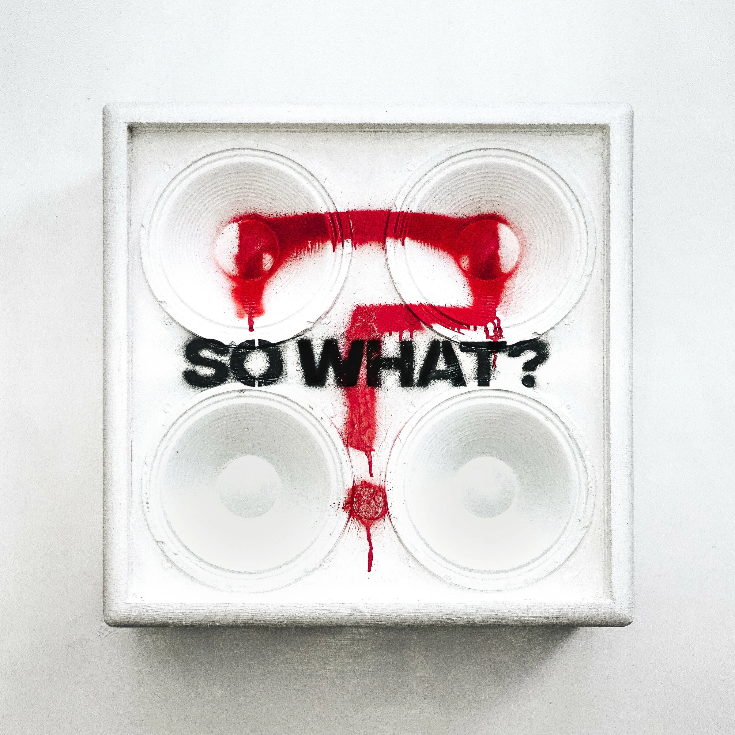 WHILE SHE SLEEPS - So What · HALF RED/HALF WHITE DLP (Metalcore Vinyl)