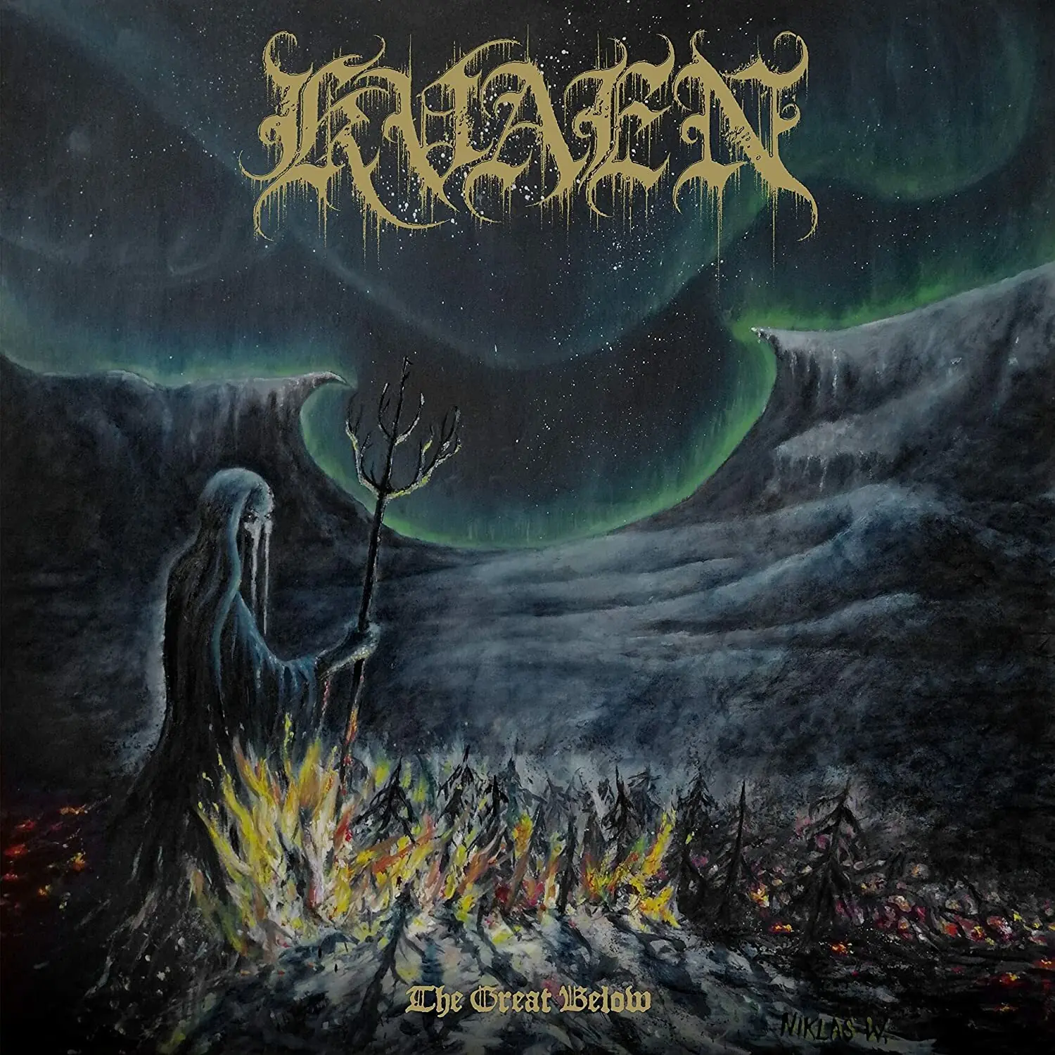 KVAEN - The Great Below · BLACK LP 1