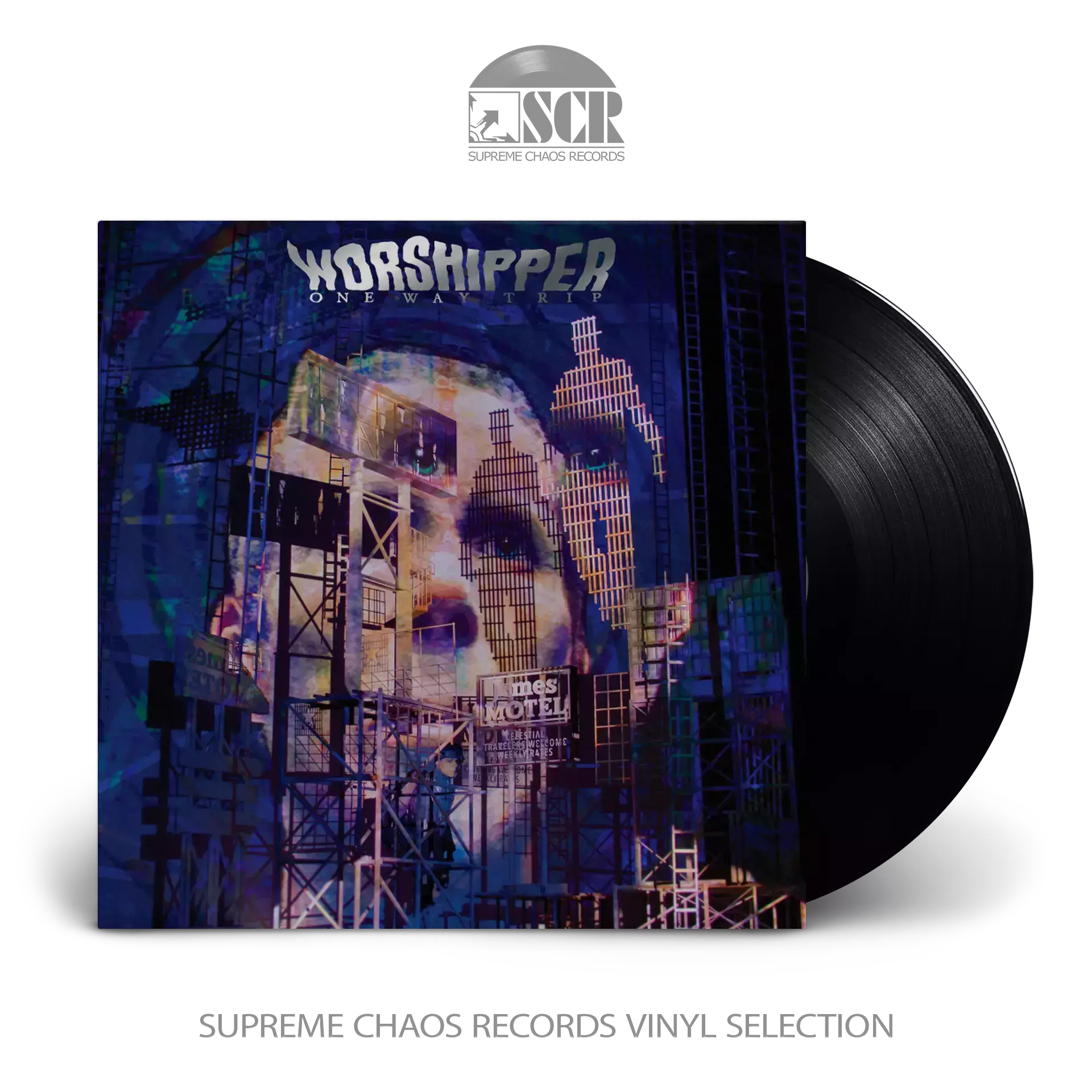 WORSHIPPER · One Way Trip | BLACK LP WORSHIPPER · One Way Trip | BLACK LP (Heavy Rock Vinyl)