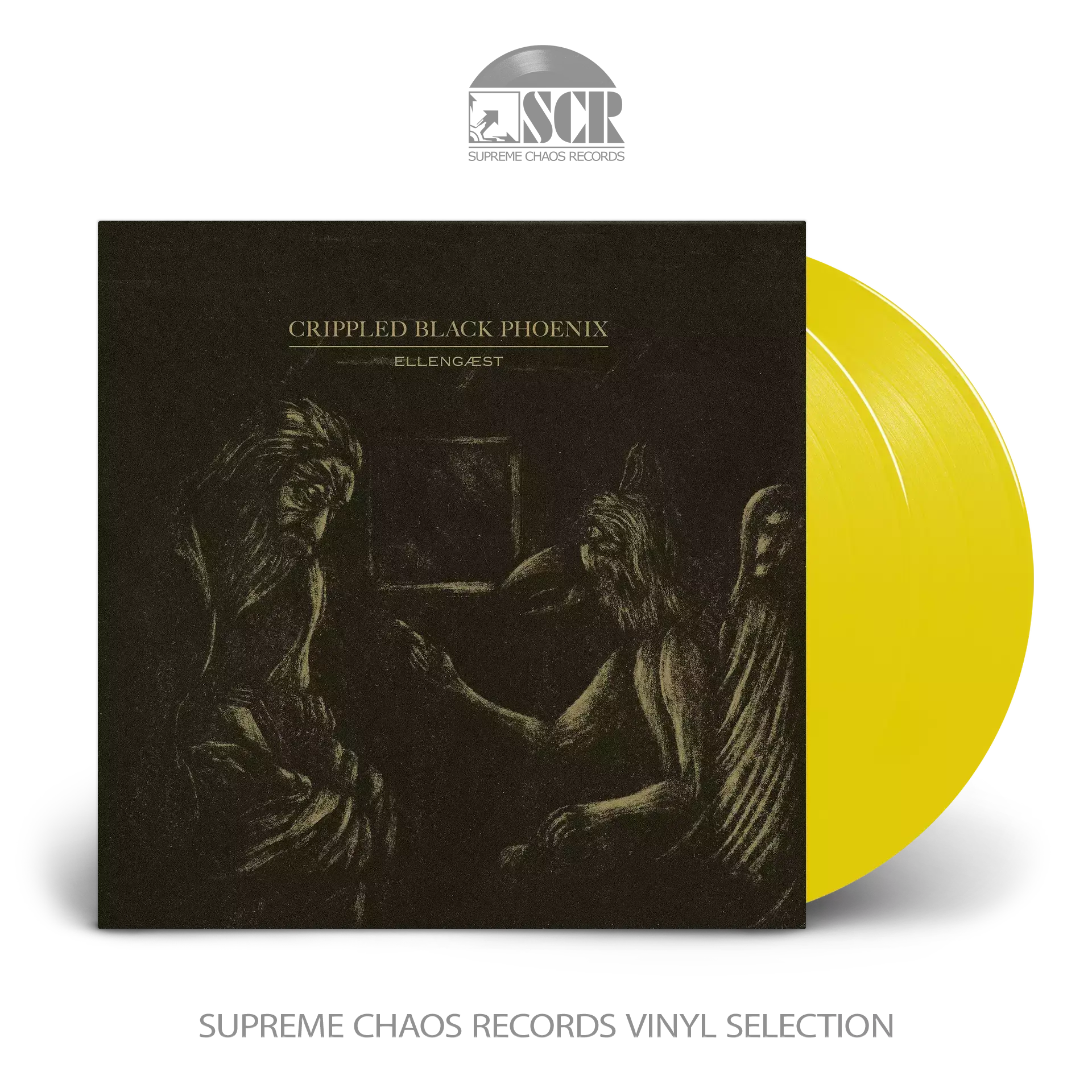 CRIPPLED BLACK PHOENIX · Ellengæst | YELLOW 2LP CRIPPLED BLACK PHOENIX · Ellengæst | YELLOW 2LP (Progressive Metal Vinyl)