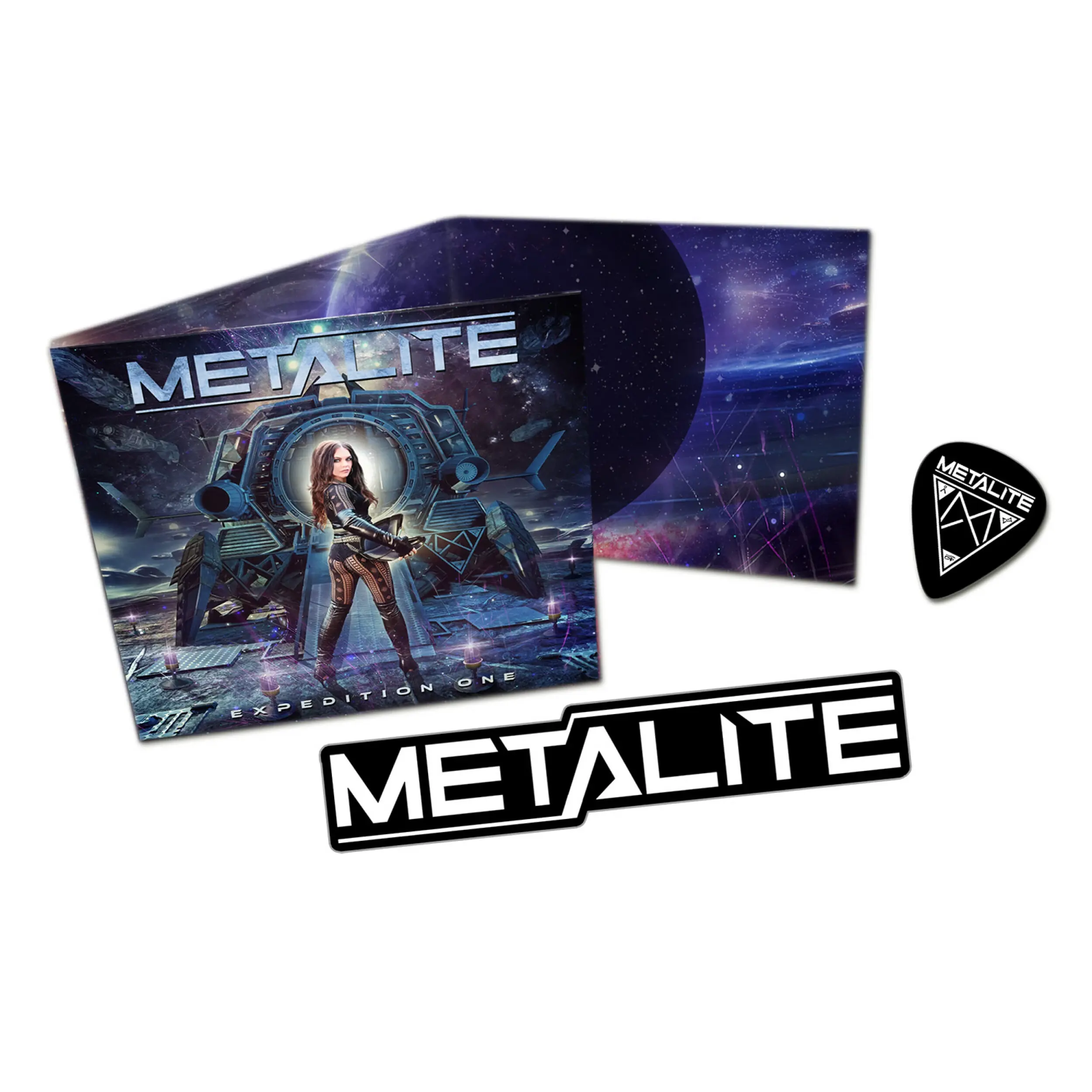 METALITE - Expedition One (incl. Patch & Pick) · DIGIPAK CD METALITE - Expedition One (incl. Patch & Pick) · DIGIPAK CD (Symphonic Metal CDs)