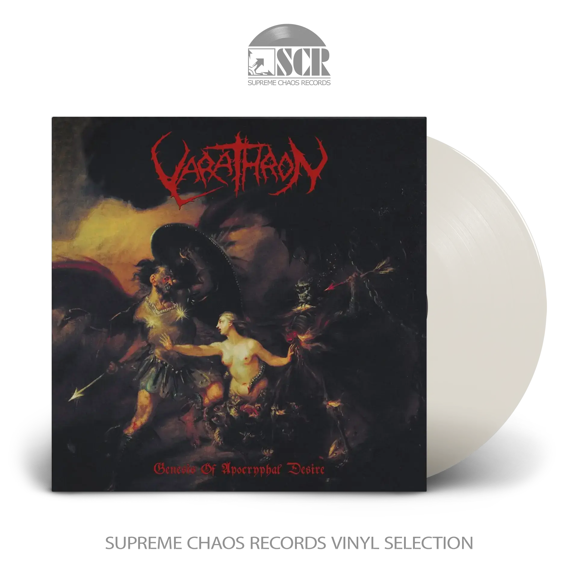 VARATHRON - Genesis Of Apocryphal Desire · CLEAR LP (Black Metal Vinyl)