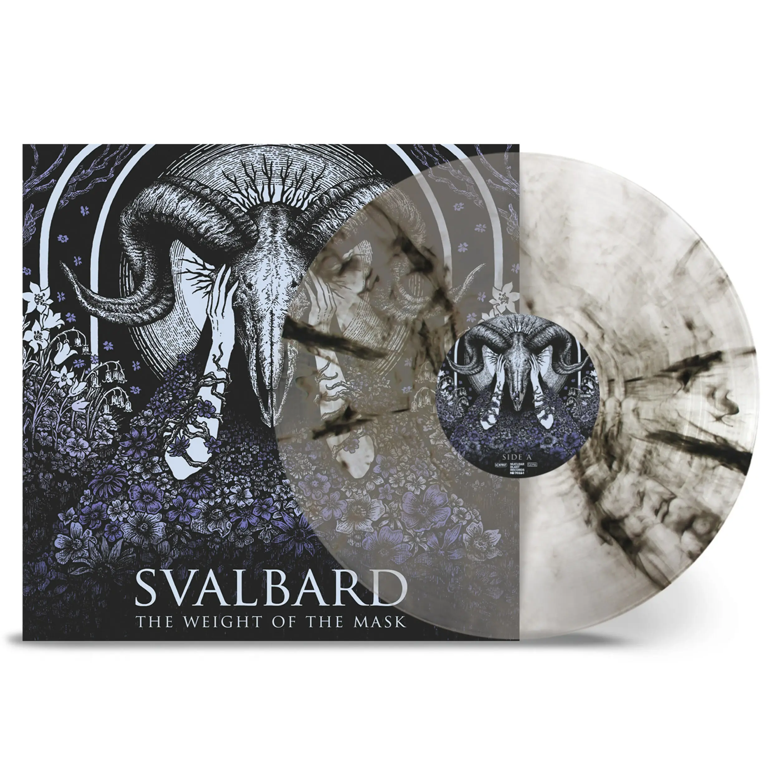 SVALBARD - The Weight Of The Mask · CRYSTAL CLEAR/BLACK MARBLED VINYL (Post Hardcore Vinyl)
