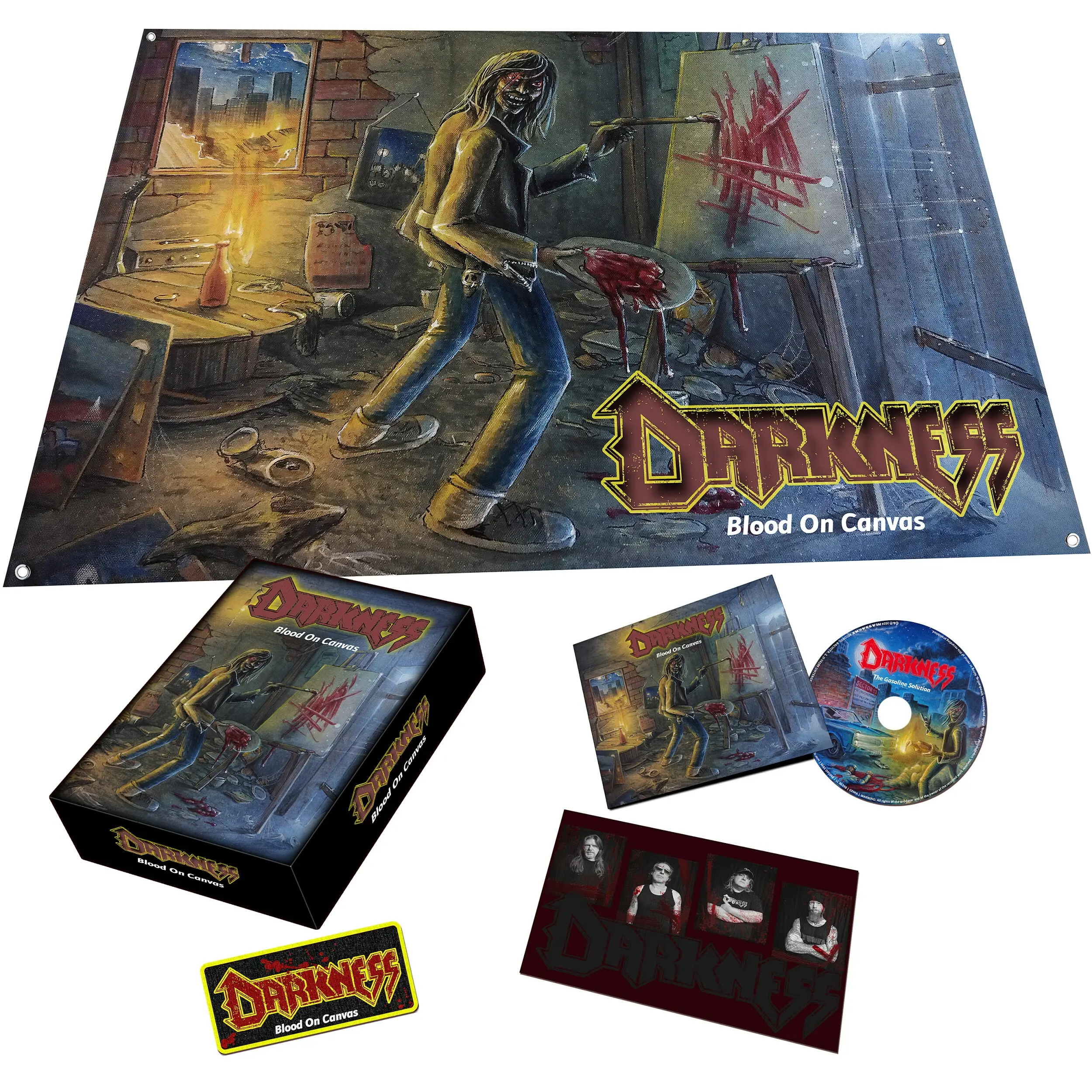 DARKNESS · Blood On Canvas | CD BOXSET DARKNESS · Blood On Canvas | CD BOXSET (Thrash Metal CDs)