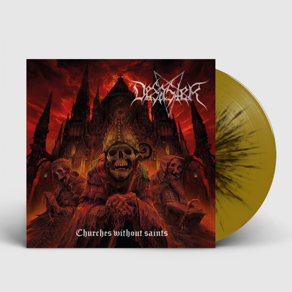 DESASTER - Churches Without Saints [GOLD/BLACK LP]