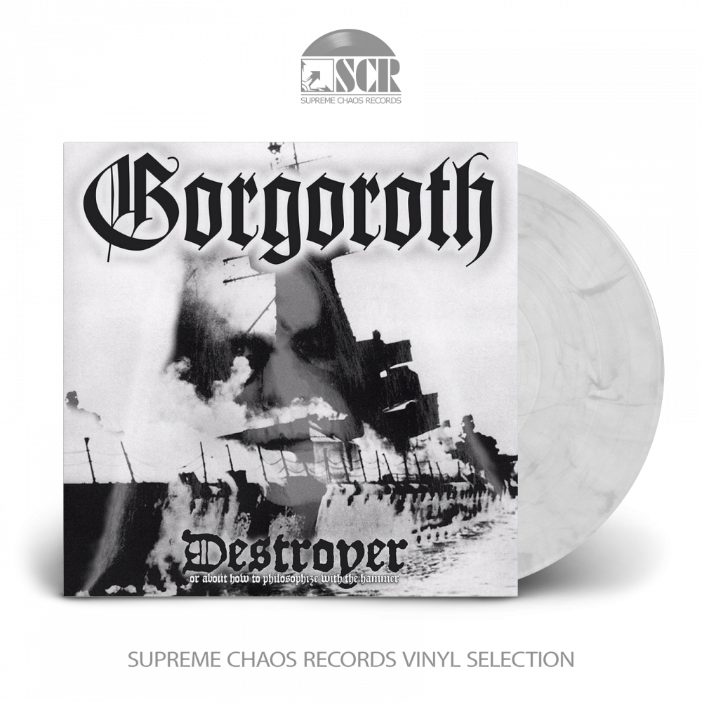 GORGOROTH - Destroyer · WHITE/BLACK LP GORGOROTH - Destroyer · WHITE/BLACK LP (Black Metal Vinyl)