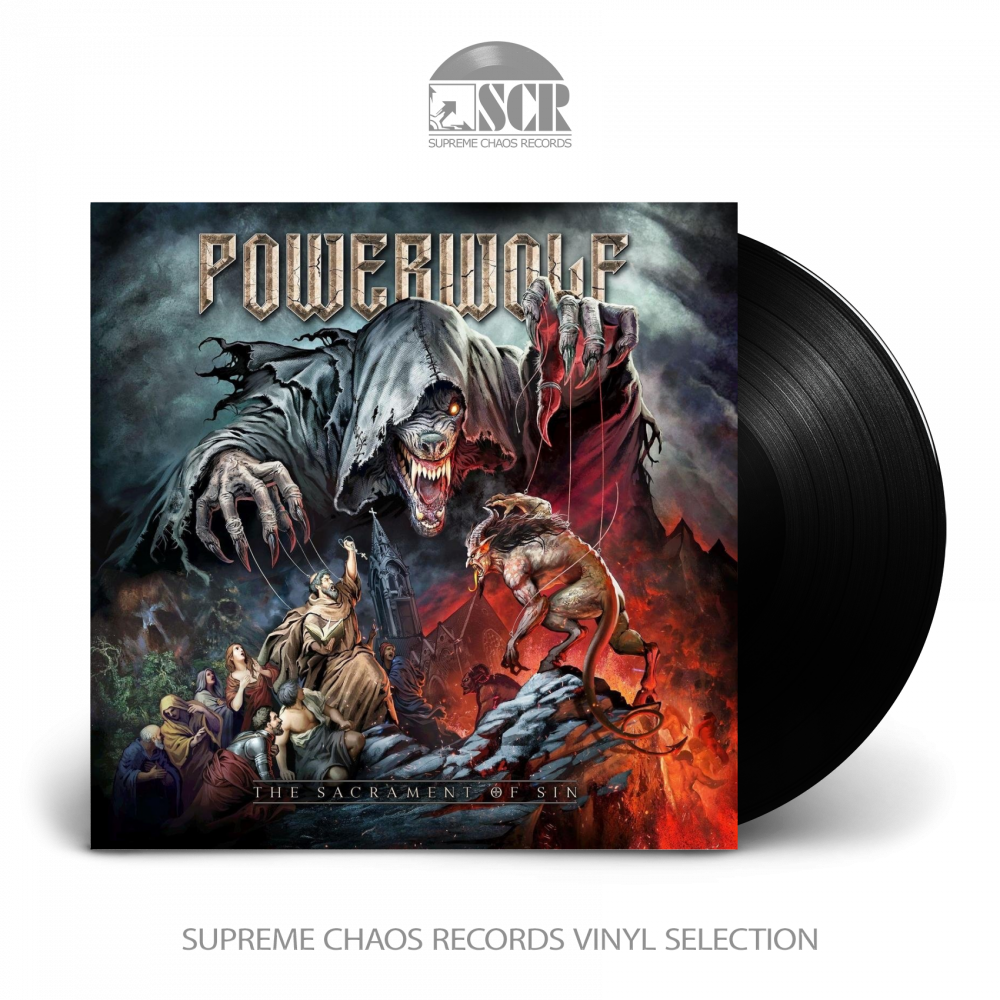 POWERWOLF - The Sacrament Of Sin · BLACK LP (Heavy Metal Vinyl)