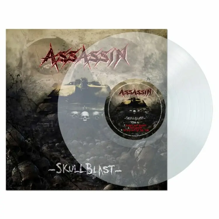 ASSASSIN · Skullblast EP | CLEAR LP (Thrash Metal Vinyl)