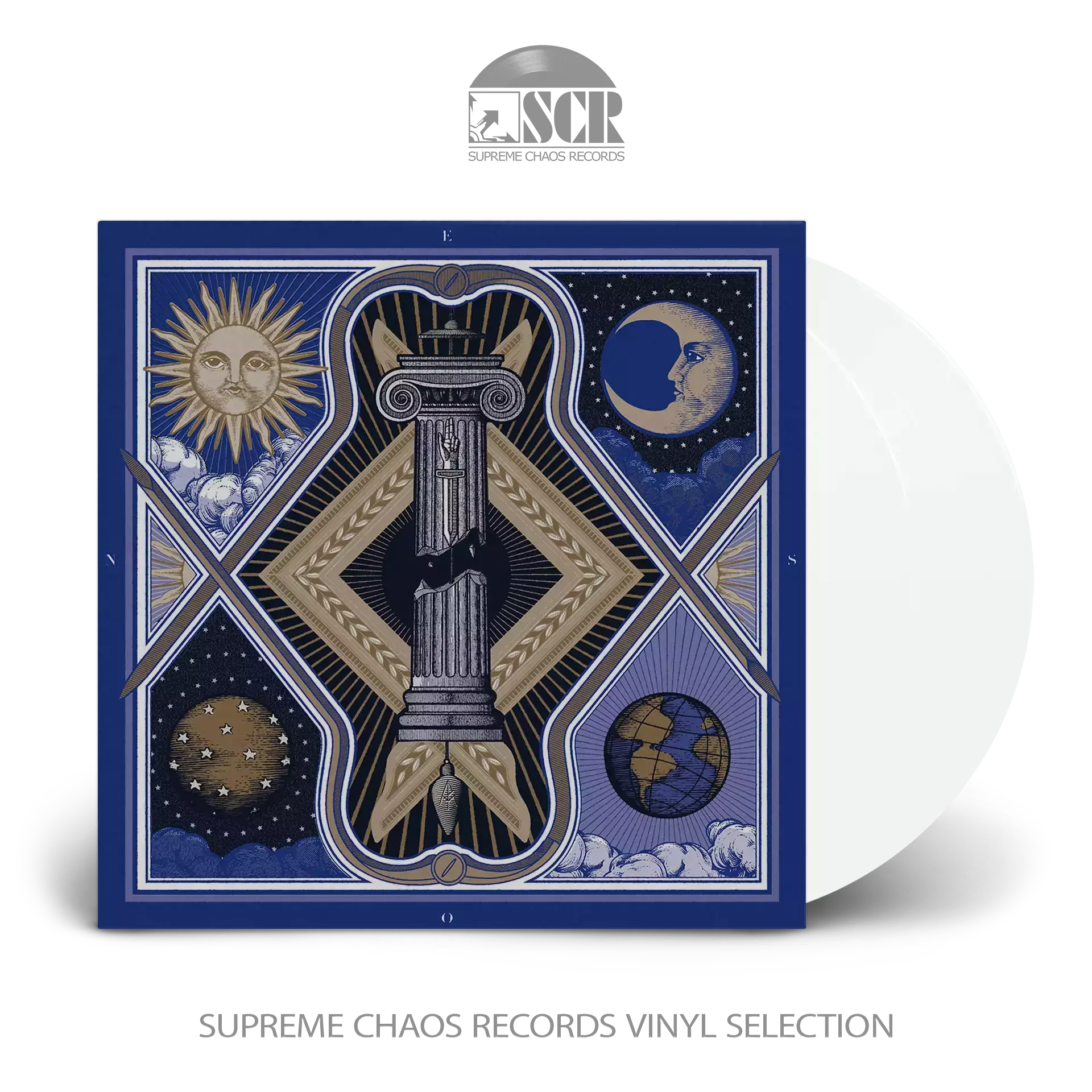 DÉLUGE · Ægo Templo | WHITE 2LP (Black Metal Vinyl)