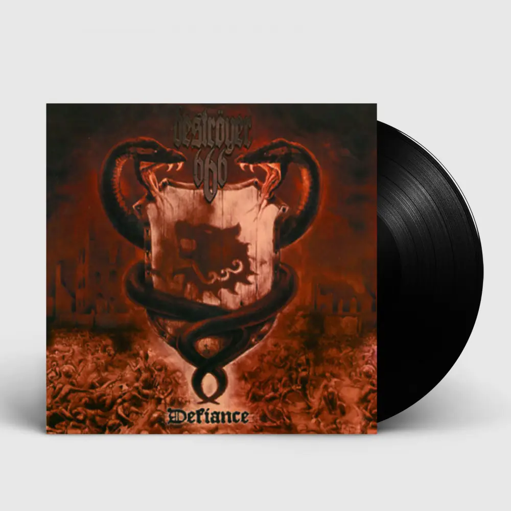 DESTRÖYER 666 - Defiance · BLACK LP DESTRÖYER 666 - Defiance · BLACK LP (Black Metal Vinyl)