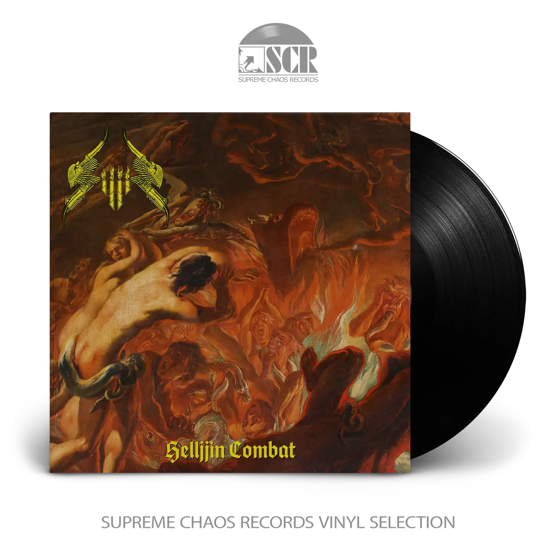 SIJJIN · Helljjin Combat | BLACK LP (Death Metal/Black Metal/Thrash Metal Vinyl)