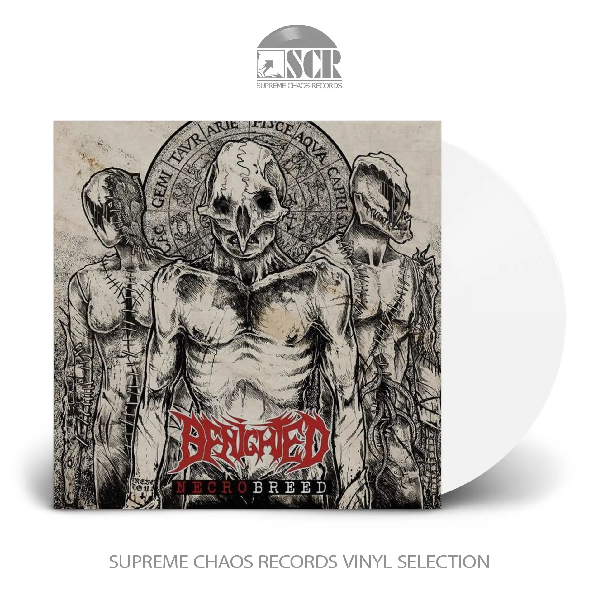 BENIGHTED - Necrobreed · WHITE LP BENIGHTED - Necrobreed · WHITE LP (Death Metal Vinyl)