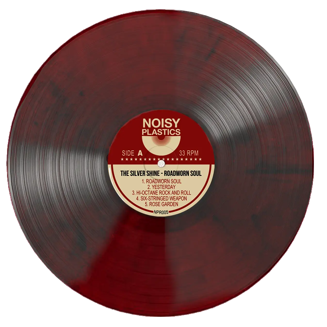 THE SILVER SHINE · Roadworn Soul | RED/BLACK MARBLED VINYL (Punk Rock/Rock Vinyl) · Bild 2