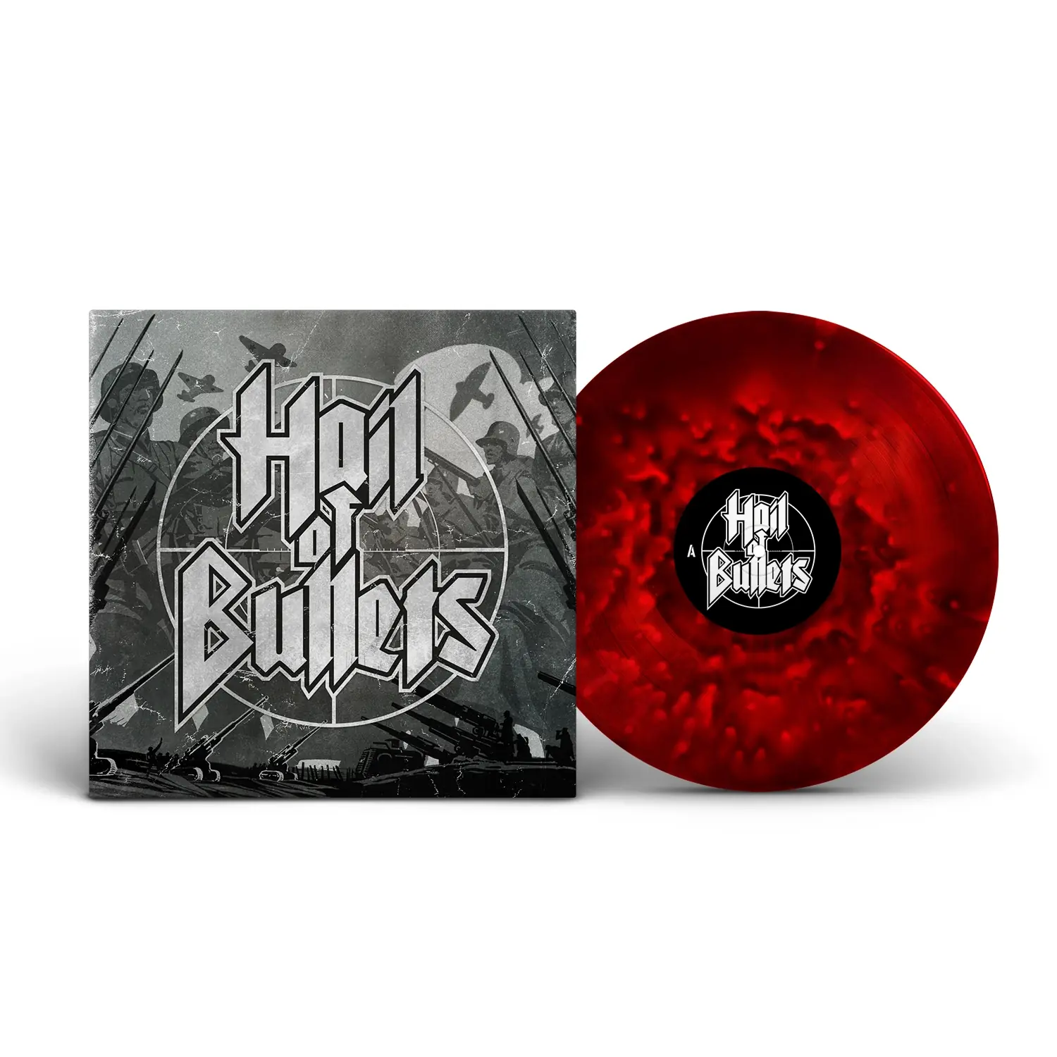 HAIL OF BULLETS - Hail Of Bullets · RED SPLATTER LP HAIL OF BULLETS - Hail Of Bullets · RED SPLATTER LP (Death Metal Vinyl)