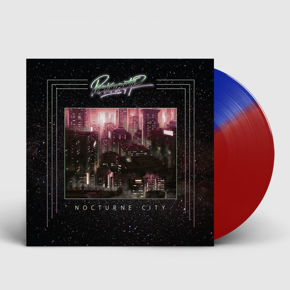 PERTURBATOR · Nocturne City | RED/BLUE LP (Darkwave Vinyl)