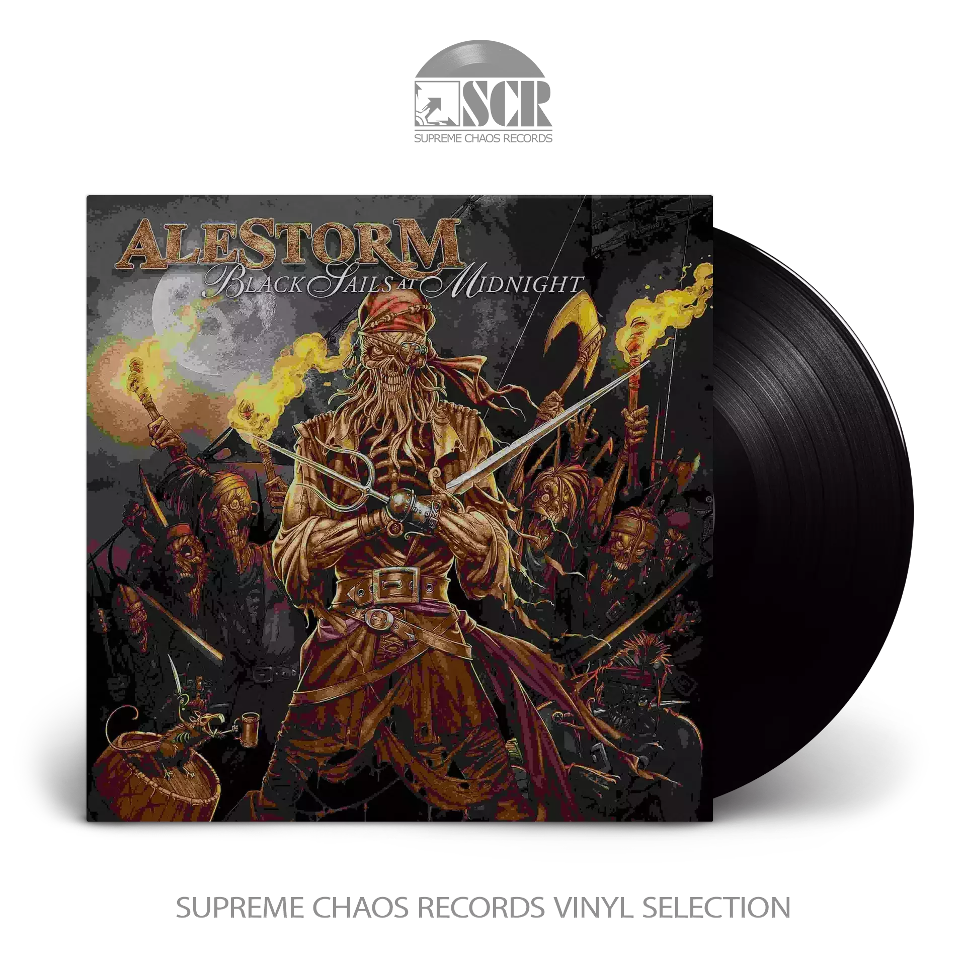 ALESTORM - Black Sails At Midnight · BLACK LP (Pirate Metal Vinyl)