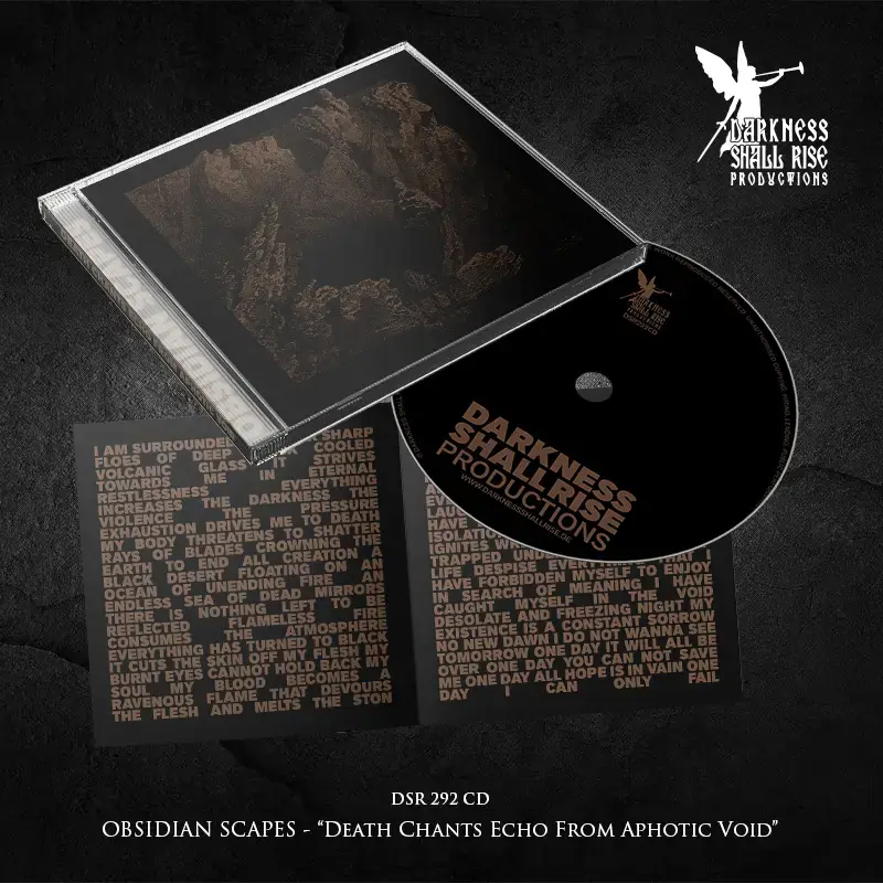 OBSIDIAN SCAPES · Death Chants Echo From Aphotic Void | CD · Bild 2 OBSIDIAN SCAPES · Death Chants Echo From Aphotic Void | CD (Doom Metal CDs) · Bild 2