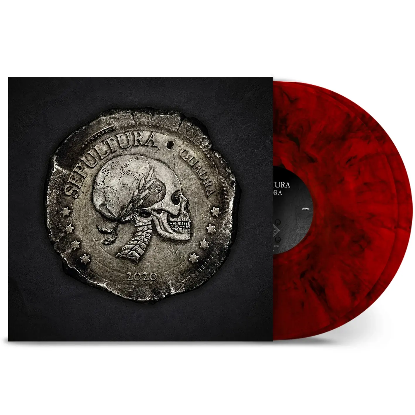 SEPULTURA · Quadra | RUBY RED MARBLED DLP SEPULTURA · Quadra | RUBY RED MARBLED DLP (Thrash Metal Vinyl)