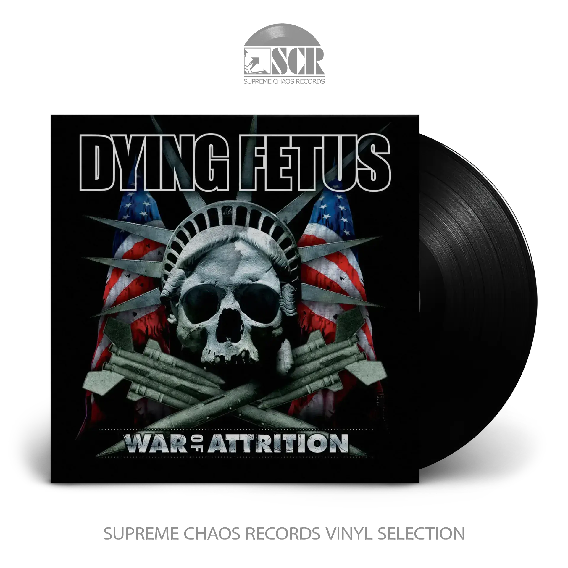 DYING FETUS - War Of Attrition · BLACK LP (Death Metal Vinyl)