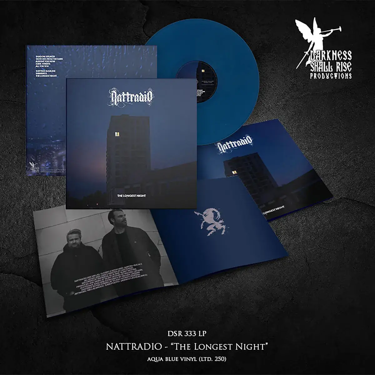 NATTRADIO - The Longest Night · AQUA BLUE LP · Bild 2 NATTRADIO - The Longest Night · AQUA BLUE LP (Gothic Doom Vinyl) · Bild 2