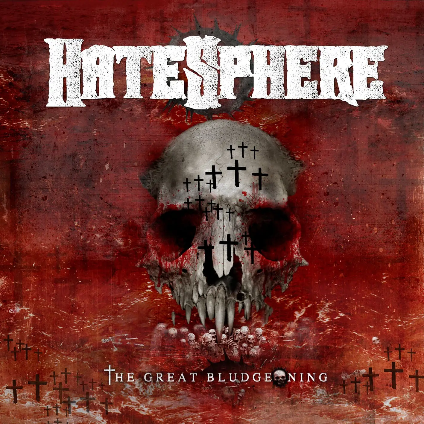 HATESPHERE · The Great Bludgeoning (B-Stock) | TRANSPARENT RED LP (Thrash Metal Vinyl) · Bild 1