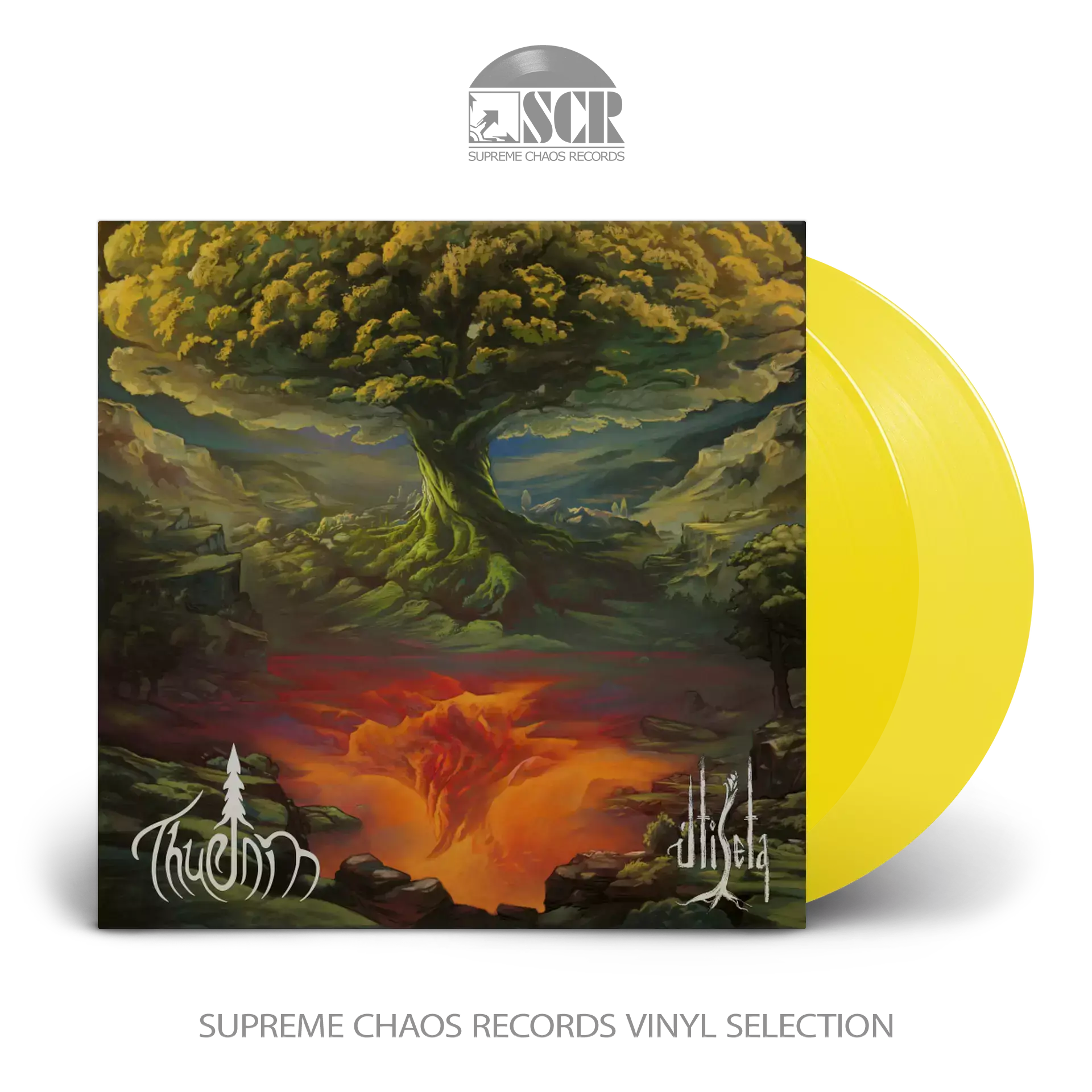 THURNIN · Útiseta | LIME GREEN DOUBLE VINYL THURNIN · Útiseta | LIME GREEN DOUBLE VINYL (Neofolk Vinyl)