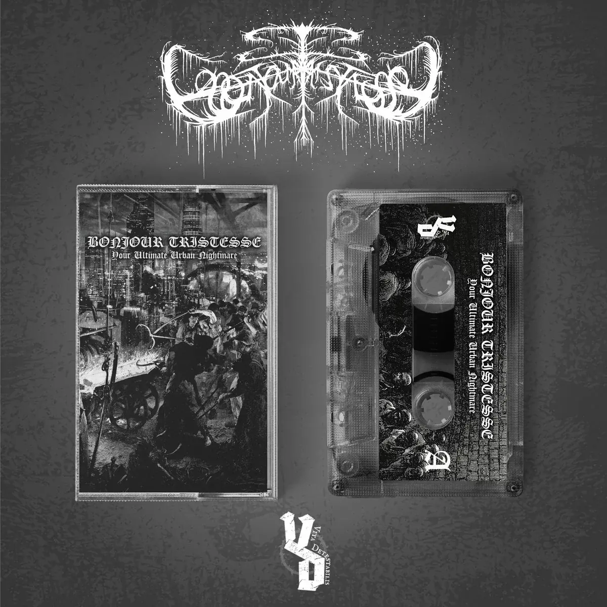 BONJOUR TRISTESSE · Your Ultimate Urban Nightmare | CLEAR TAPE BONJOUR TRISTESSE · Your Ultimate Urban Nightmare | CLEAR TAPE (Black Metal Tapes)