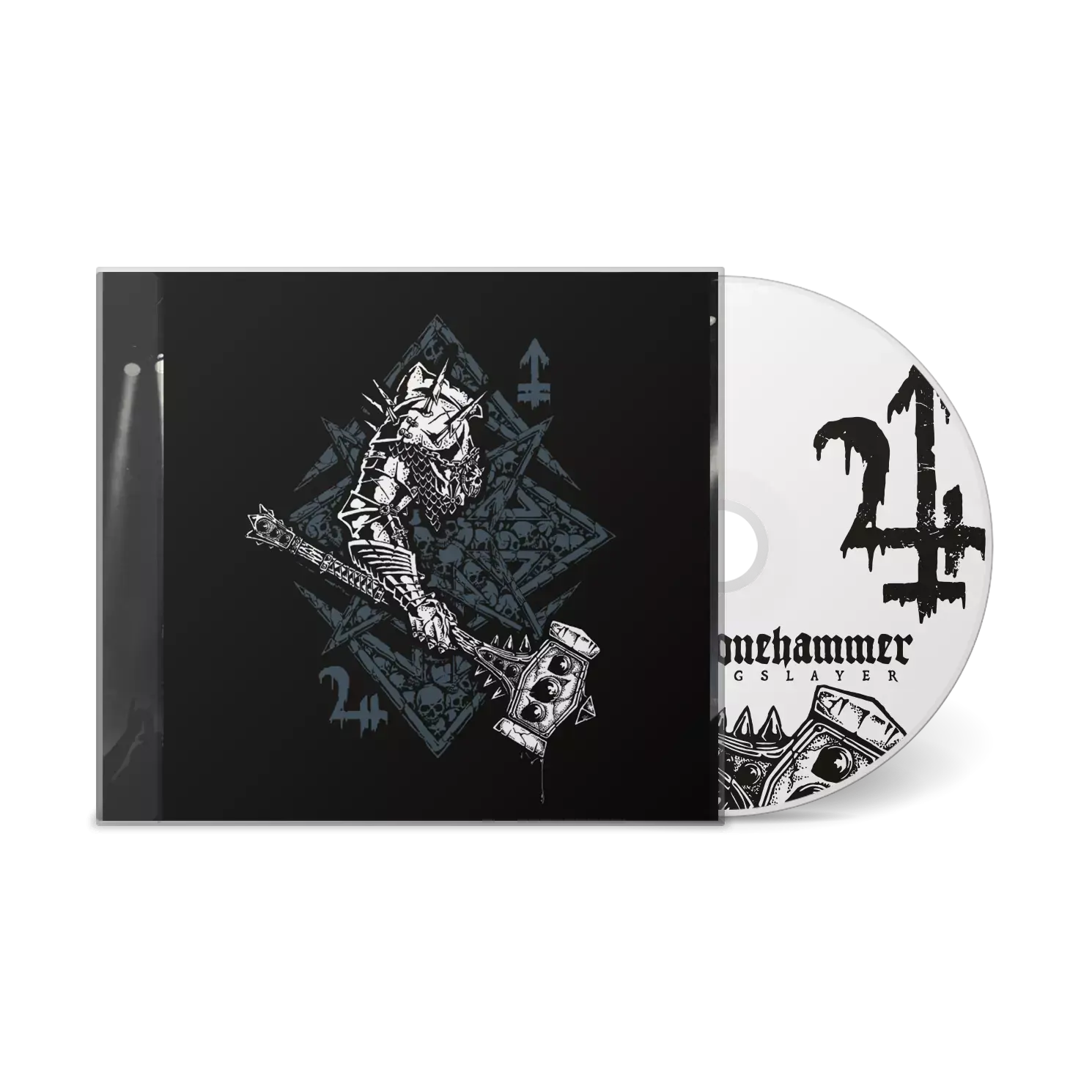 THRONEHAMMER · Kingslayer | HAMMER & SIGIL JEWELCASE CD THRONEHAMMER · Kingslayer | HAMMER & SIGIL JEWELCASE CD (Doom Metal/Epic Metal/Death Metal CDs)