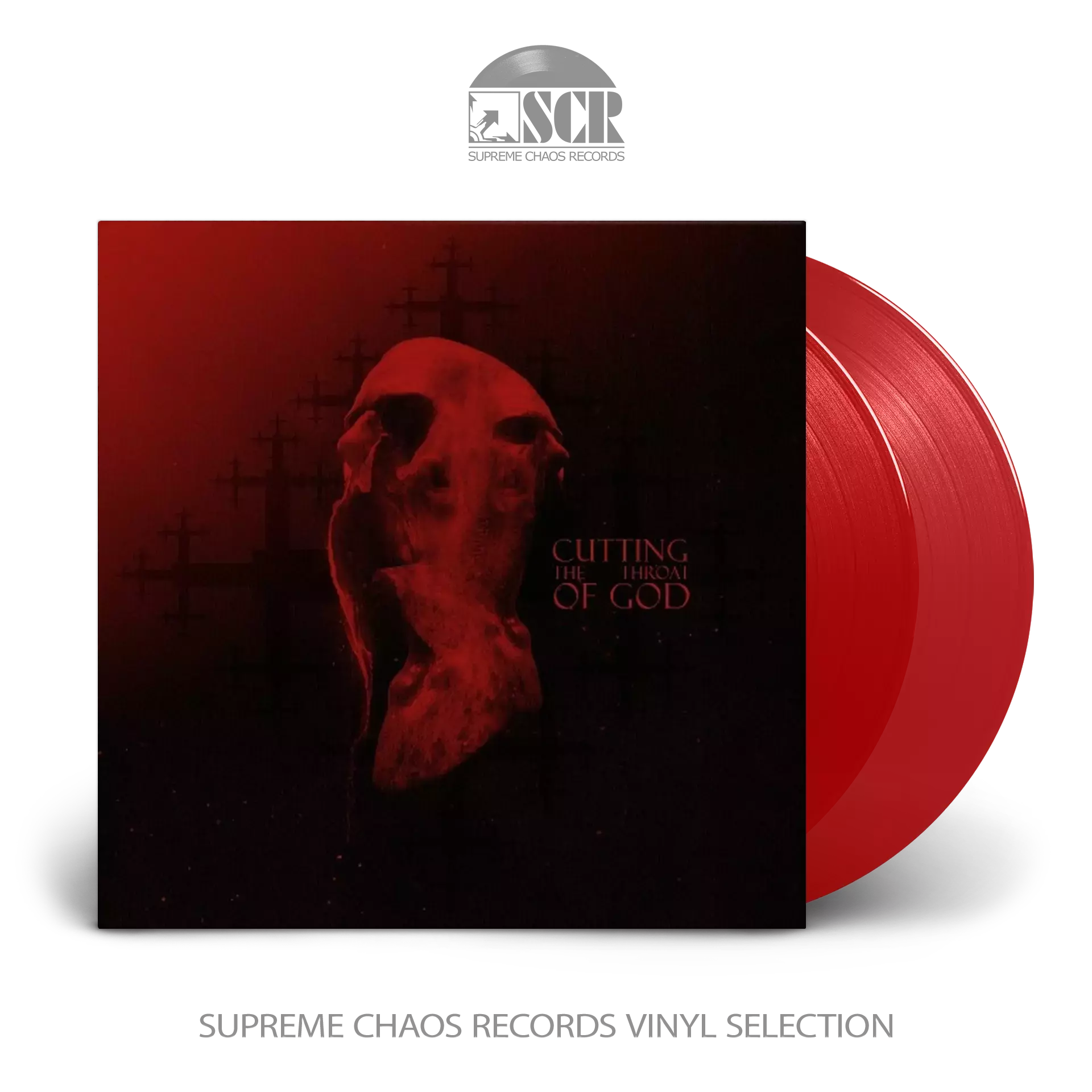 ULCERATE - Cutting The Throat Of God · CLEAR RED 2LP (Death Metal Vinyl)