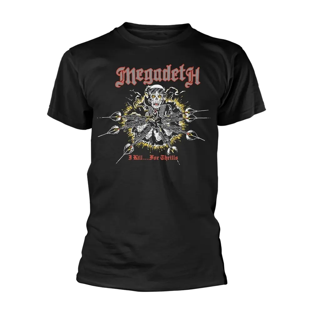 MEGADETH · Kill For Thrills | T-SHIRT (Thrash Metal/Heavy Metal Clothes)
